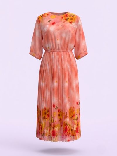 Đầm Maxi Vintage Hai Lớp Limited VH44