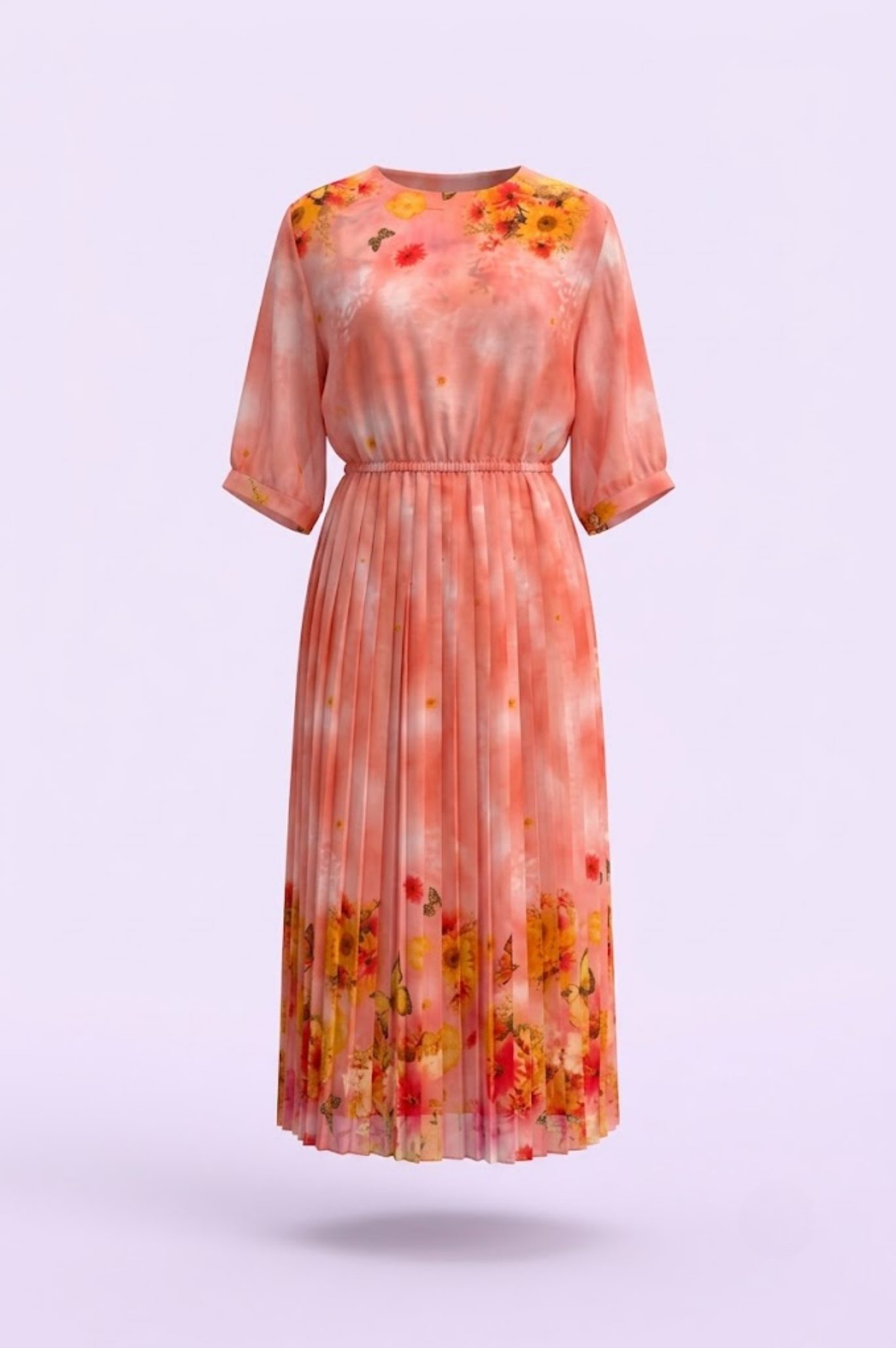 Đầm Maxi Vintage Hai Lớp Limited VH44