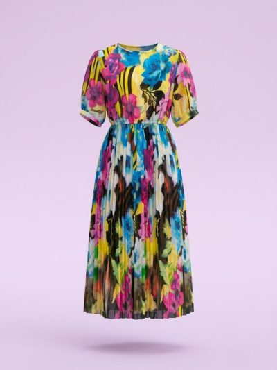 Đầm Maxi Vintage Hai Lớp Limited VH43