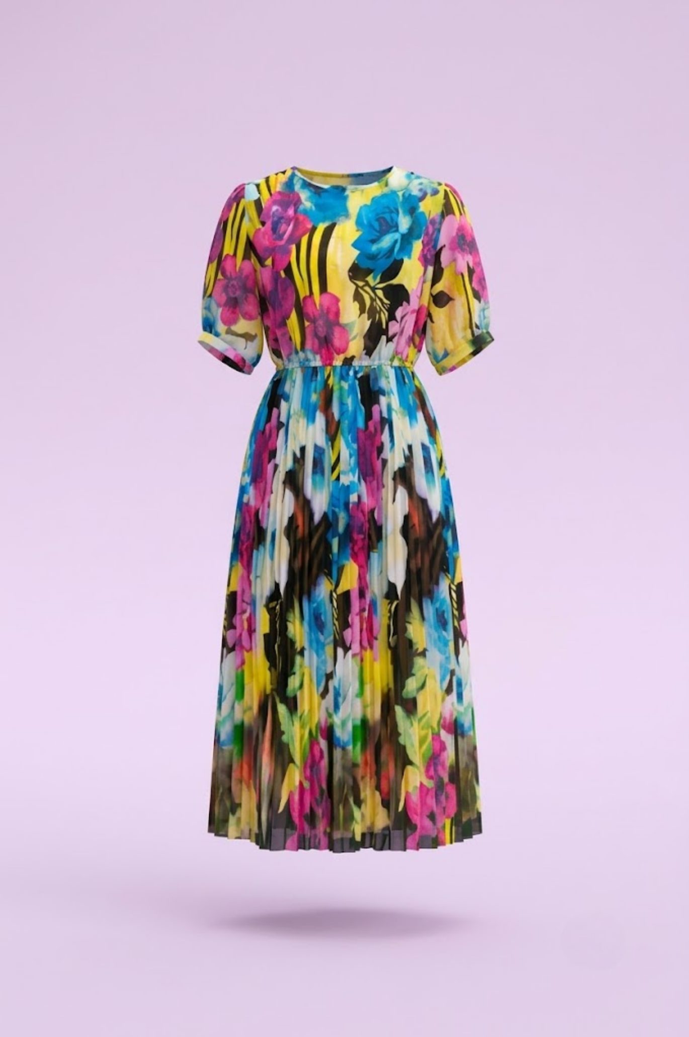 Đầm Maxi Vintage Hai Lớp Limited VH43