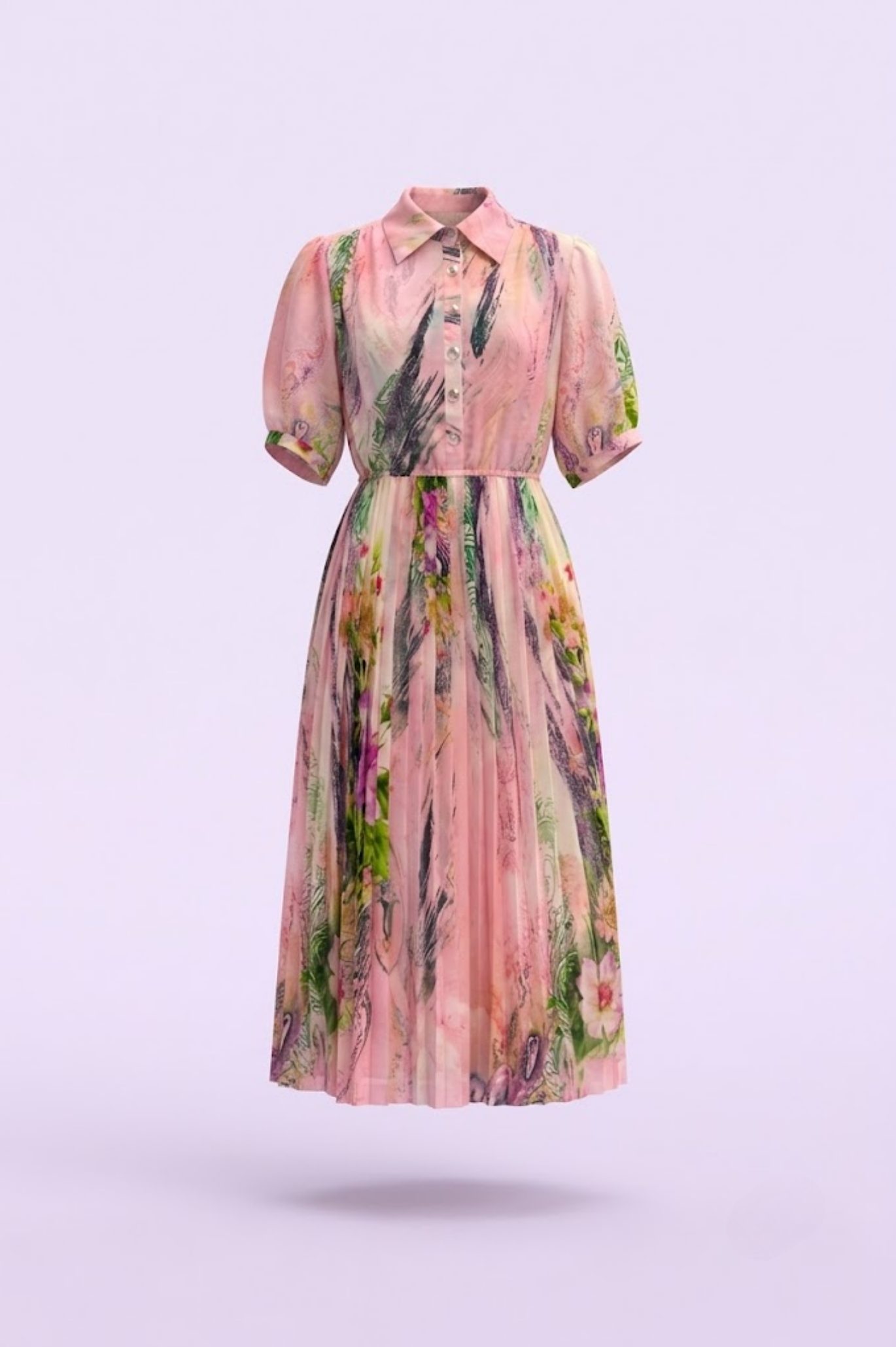 Đầm Maxi Vintage Hai Lớp Limited VH47
