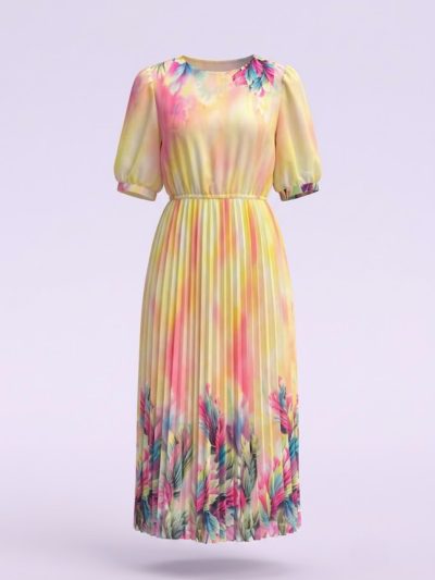 Đầm Maxi Vintage Hai Lớp Limited VH63