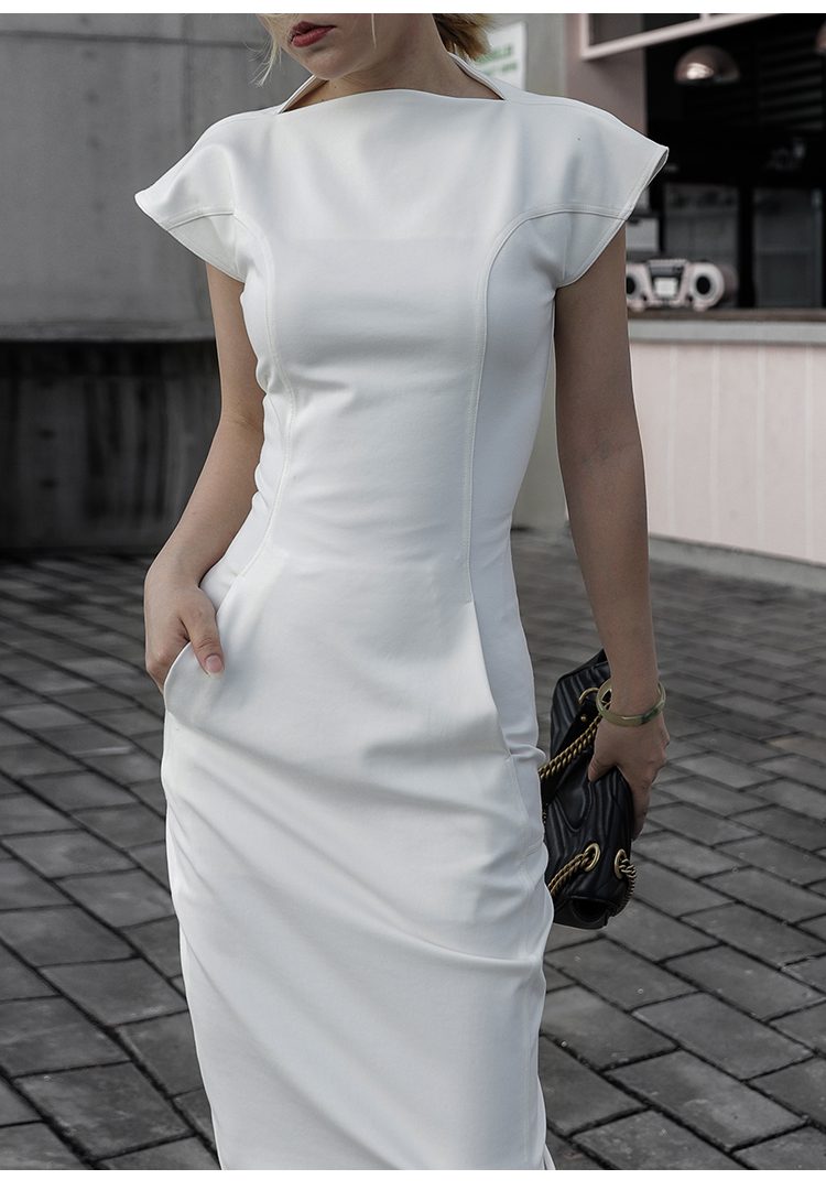 Đầm Ôm Bút Chì Nhún Hông Cao Cấp, DK8289 - Ảnh 5