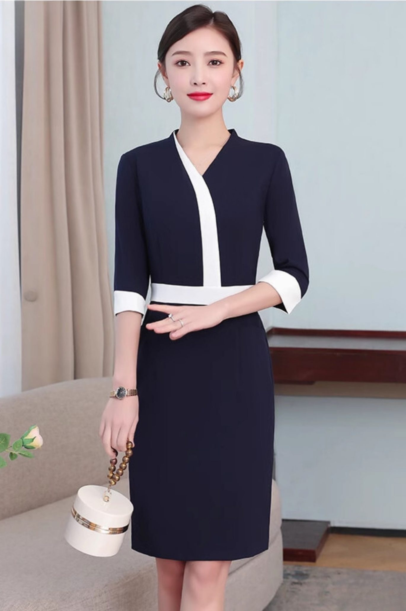 Đầm Body Tay Ngang Gemmi Fashion - DK8714 - Ảnh 2